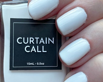 MARIA - White Creme Nail Polish - Broadway Nail Polish - Vegan Nail Polish - Cruelty Free - Broadway Gifts