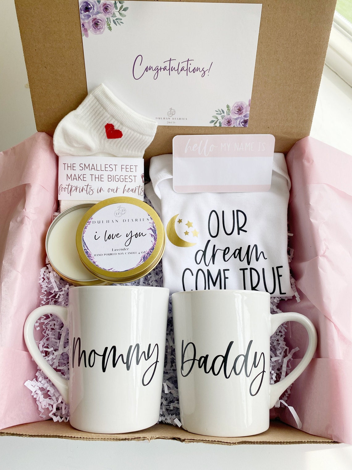 New Parents Gift Basket New Parents Gift Box New Parents Etsy