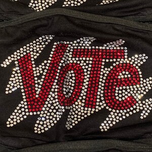 Delta Sigma Theta Vote Bling Gesichtsmaske/Einweihung/Crossing Geschenk