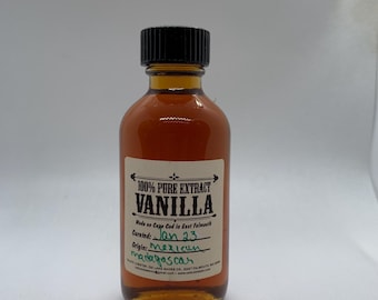 100% Pure Vanilla Extract Small Batch Artisan 2 oz Bottle