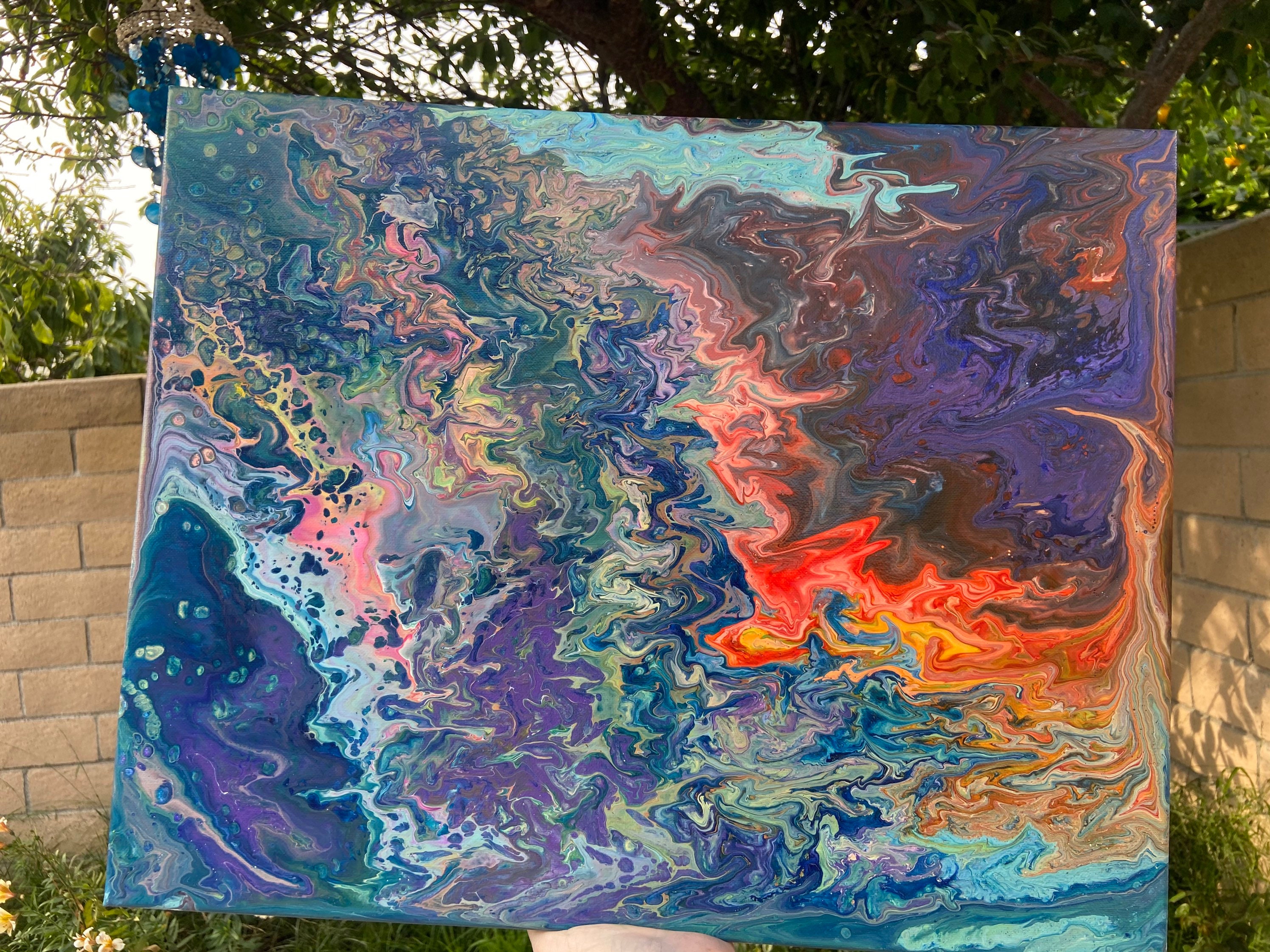 Abstract wall decor | Etsy