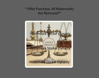 Lawyer Scale Sticker Waterproof Decal Justice Judge Law Gift NEW