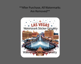 Las Vegas Sticker Waterproof Decal City Nightlife Casino Travel Gift NEW