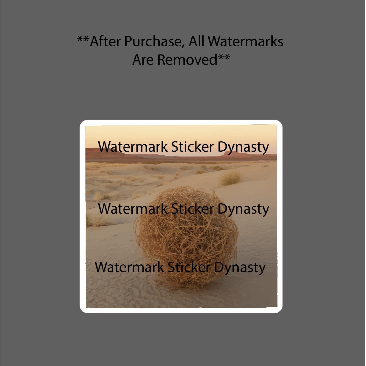 Tumbleweed Sticker Waterproof Decal Desert Wa Wa Wa Outdoor Nature Gift ...
