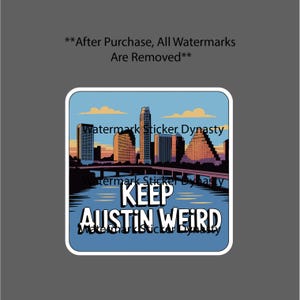 Keep Austin Weird Sticker Waterproof Decal Texas City Quote Travel Gift NEW