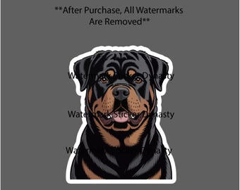 Rottweiler Sticker Waterproof Decal Dog Dogs Pet Animal Friend Family Gift NEW