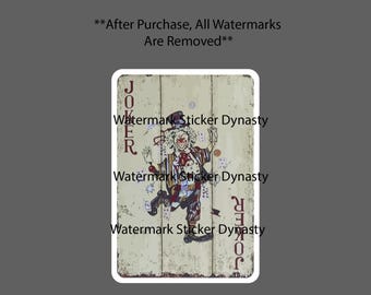 Joker Card Sticker Waterproof Decal Games Poker Movie Comic Book Gift NEW