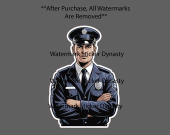 Security Guard Sticker Waterproof Decal Work Job Duty Service Mall Gift NEW