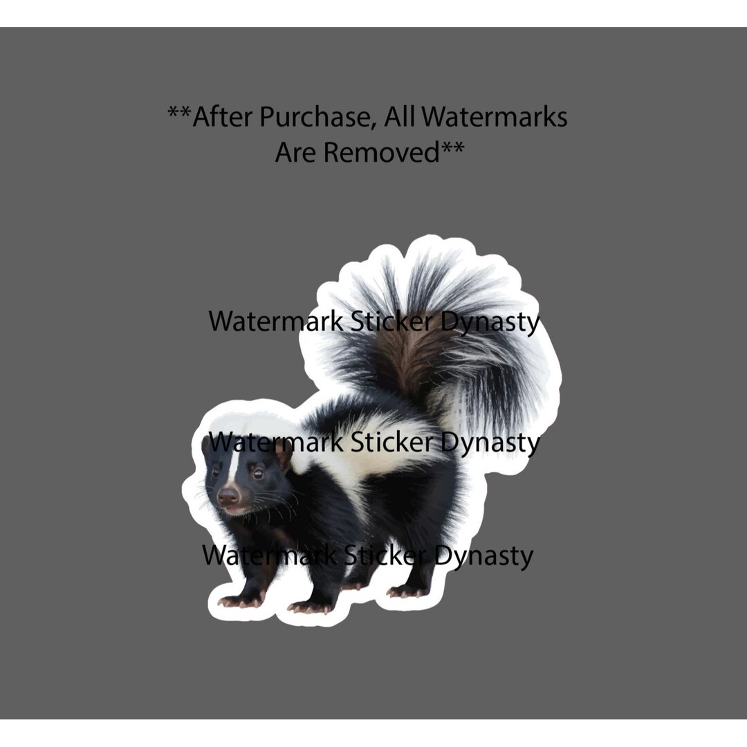 Skunk Sticker Skunk Sticker Waterproof Decal Animal Outdoor Nature Wildlife Gift NEW ...