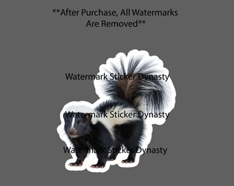 Skunk Sticker Waterproof Decal Animal Outdoor Nature Wildlife Gift NEW
