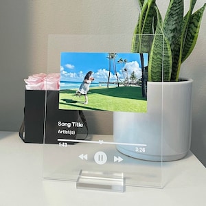 8x10 Custom Acrylic Music Plaque | Proof Included | Customizable | Inspired