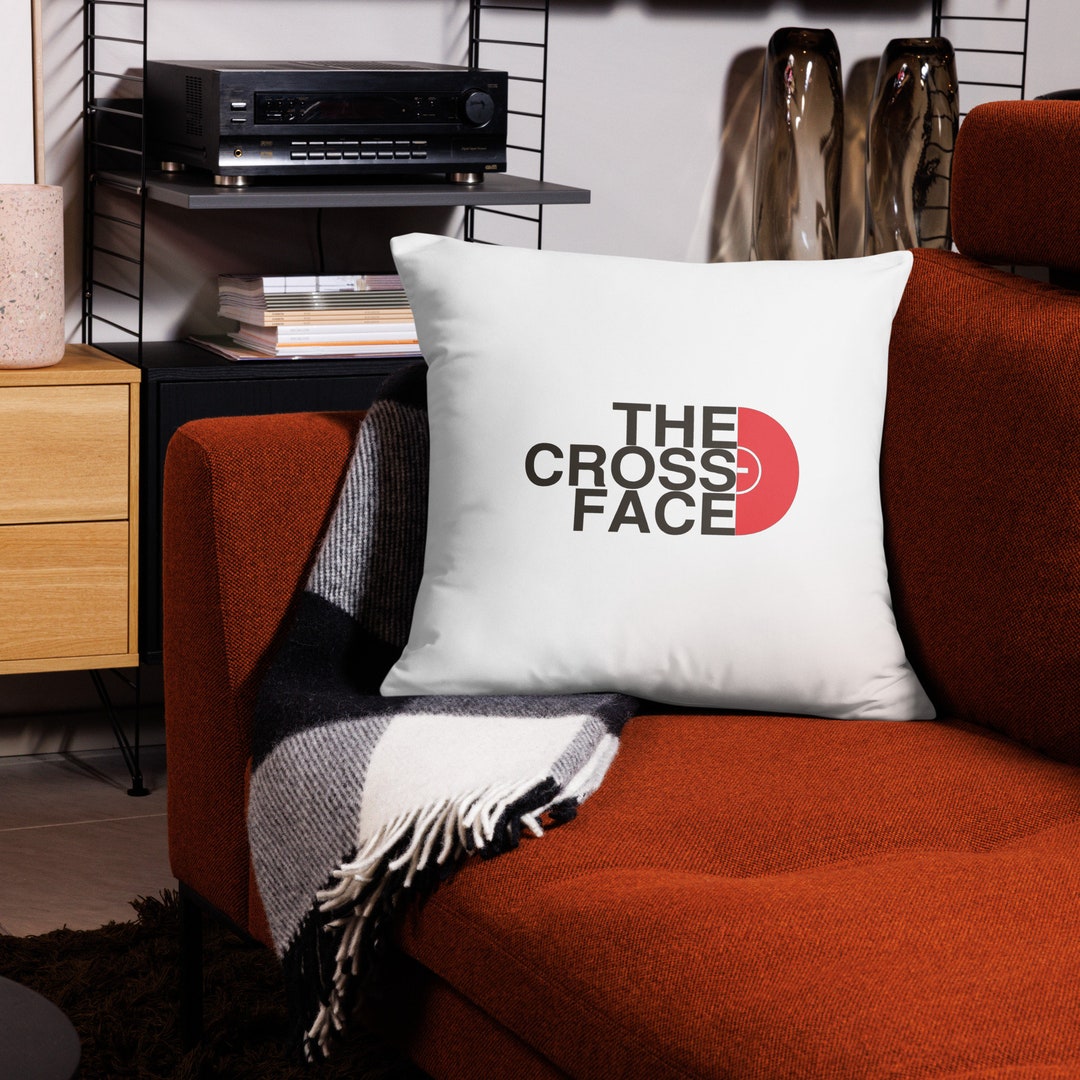 The Cross Face Pillow, Wrestler Gift, Wrestling, Wrestler, Pillow