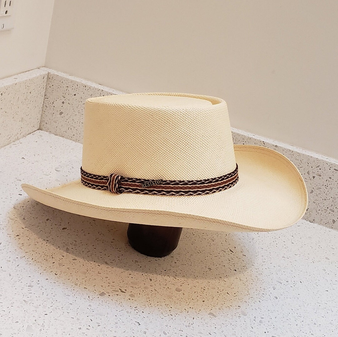 Vintage Resistol Gambler Cowboy Hat Etsy