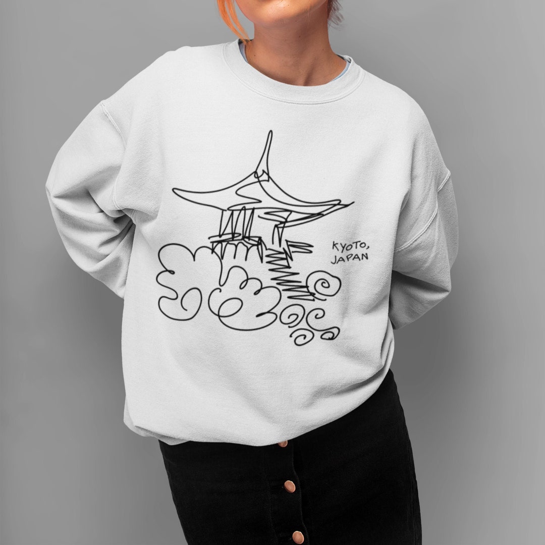 Kyoto Japan Sweatshirt Japan Sweater Japanese Sweatshirt Etsy