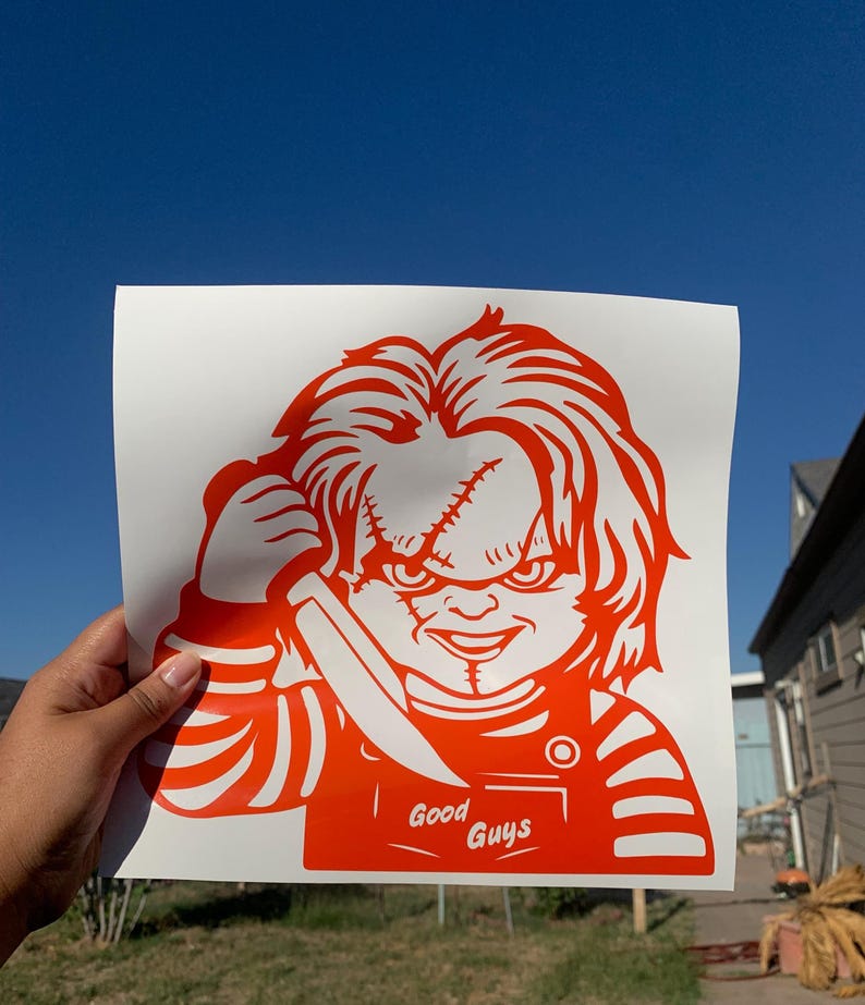 Chucky Childs Play Car Decal| Horror Water Proof Decal| Halloween ...
