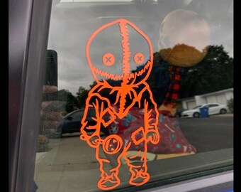 Trick R Treat Sticker| Sam Decal| Car Horror Decal| Sam Car Decal| Trick R Treat Decal| Sam Trick R Treat| Sam Decal Sticker| Car Decals