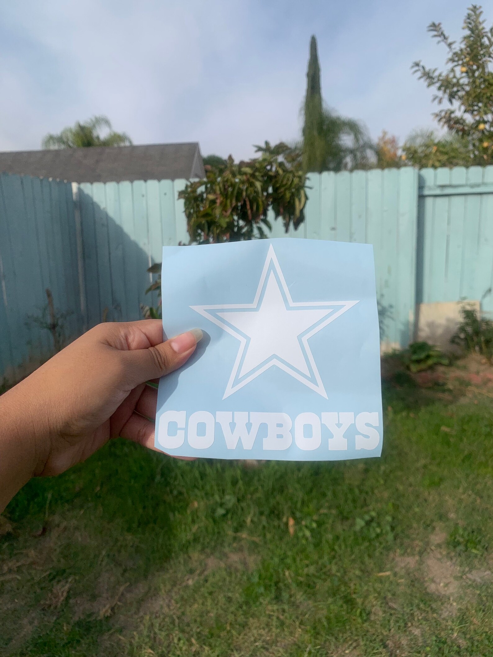Dallas Cowboys Decal Vinyl Sticker Car Window Bumper Etsy