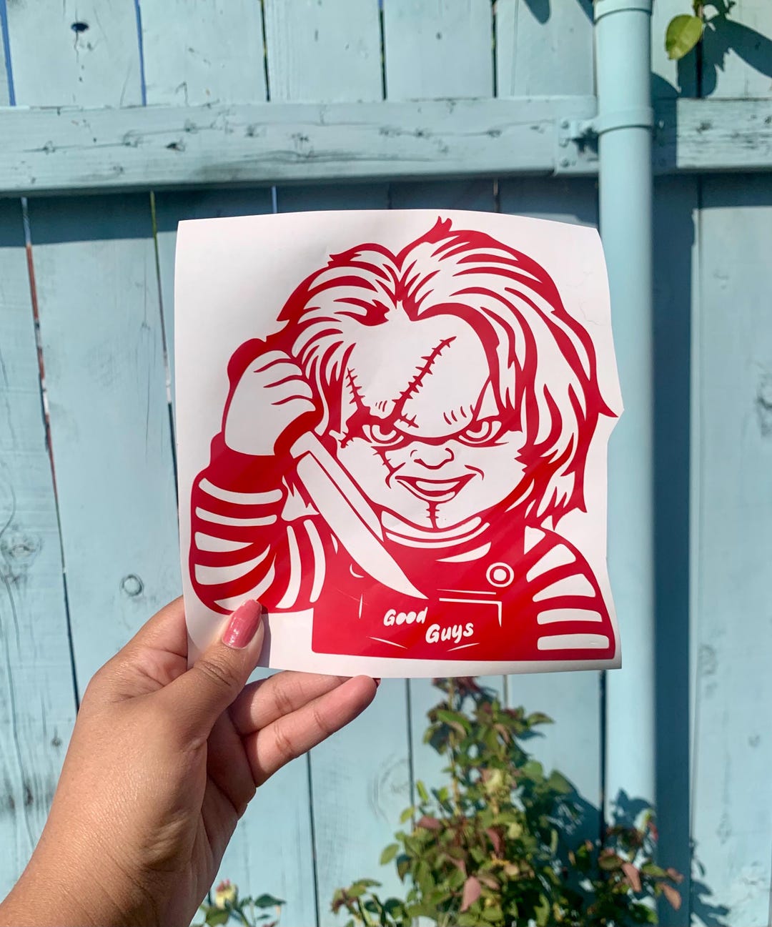 Chucky Childs Play Car Decal| Horror Water Proof Decal| Halloween ...