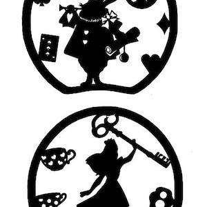 Alice in Wonderland SVG | Laser Cut File | Cut Your Own Mickey Ear Headbands