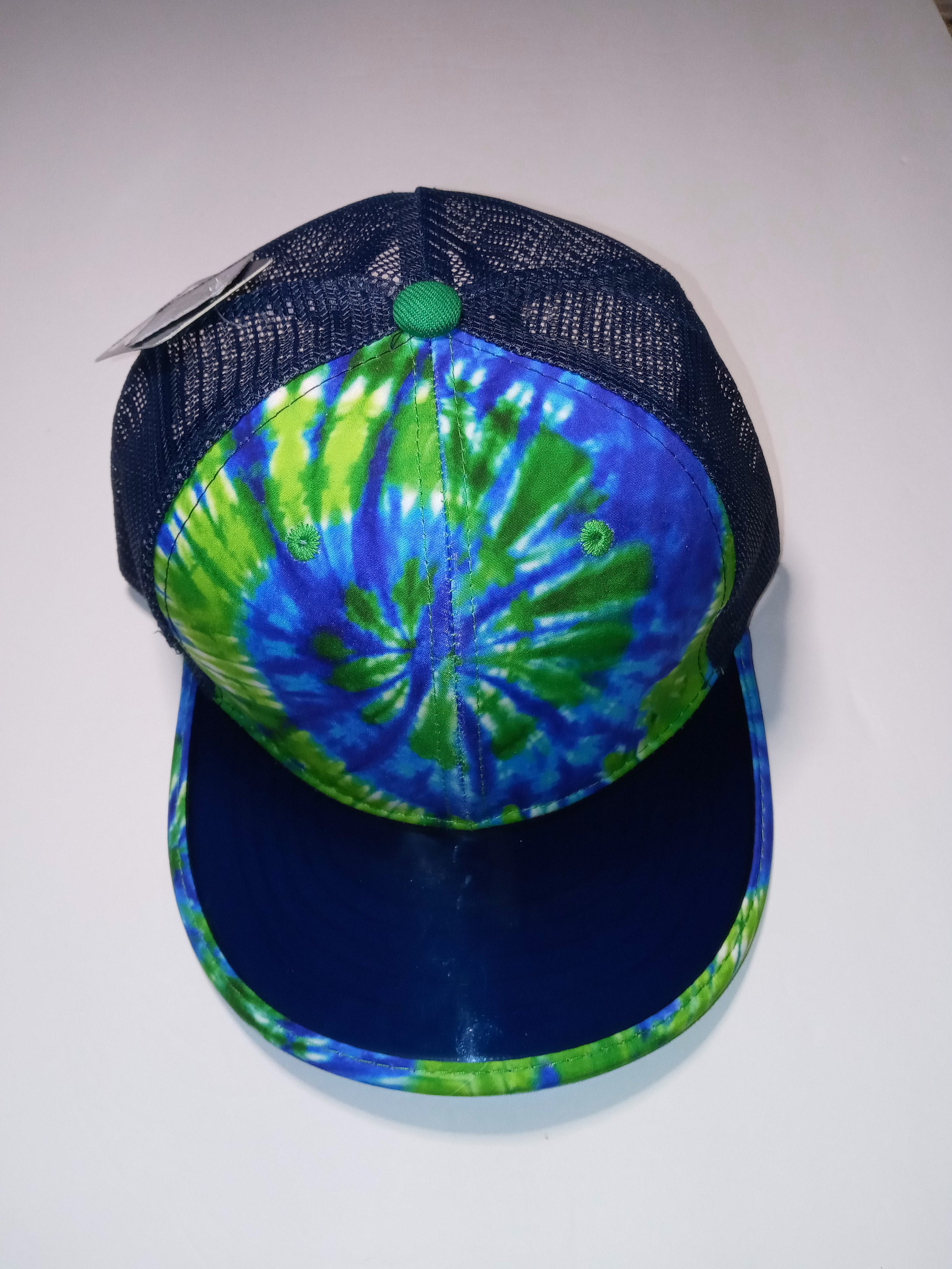 Tie Dye Transparent Visor Trucker Cap / Hat - Etsy