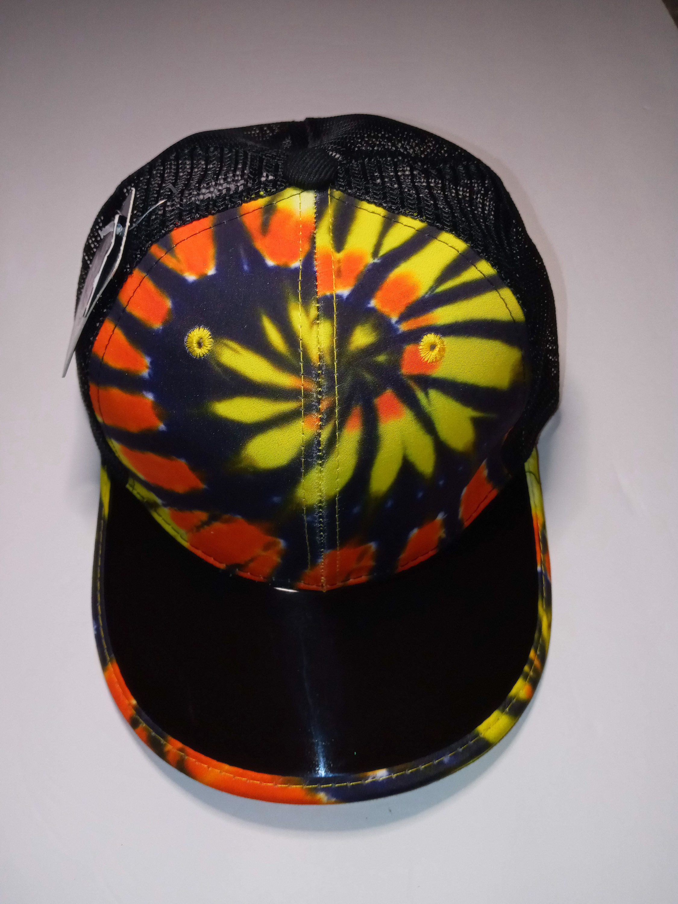 Tie Dye Transparent Visor Trucker Cap / Hat - Etsy