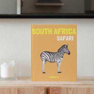 SOUTH AFRICA Travel Print Photo Book Template | Customizable Coffee Book Table, Travel Journal Print, Decorative Books, Ebook Template Canva