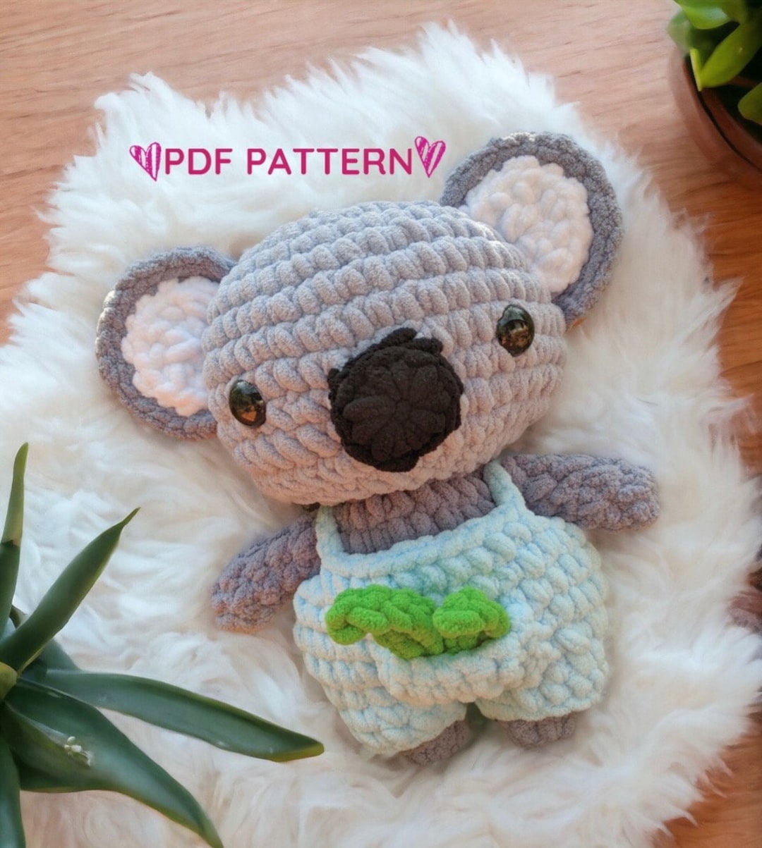 KOALA Plush Crochet Pattern | Koala Pattern | Koala Amigurumi PDF ...