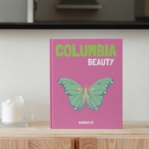 COLUMBIA-sjabloon voor reisfotoboek afdrukken | Aanpasbare salontafel, reisdagboekprint, decoratieve boeken, e-boeksjabloon, canvas canvas
