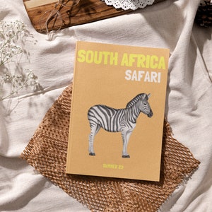 SOUTH AFRICA Travel Print Photo Book Template | Customizable Coffee Book Table, Travel Journal Print, Decorative Books, Ebook Template Canva