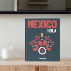 MEXICO Travel Print Photo Book Template | Customizable Coffee Book Table, Travel Journal Printable, Decorative Books, Ebook Template Canva