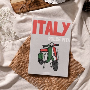 ITALY Travel Print Photo Book Template | Customizable Coffee Book Table, Travel Journal Printable, Decorative Books, Ebook Template Canva