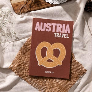 AUSTRIA Travel Print Photo Book Template | Customizable Coffee Book Table, Travel Journal Printable, Decorative Book, Ebook Template Canva 3