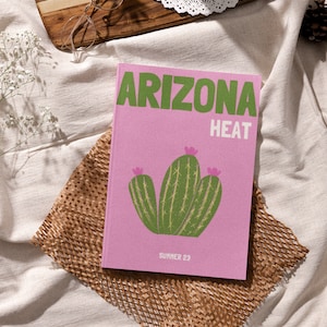 ARIZONA Travel Print Photo Book Template | Customizable Coffee Book Table, Travel Journal Printable, Decorative Books, Ebook Template Canva