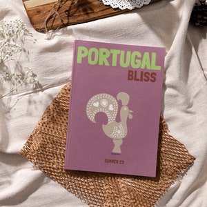 PORTUGAL Travel Print Photo Book Template | Customizable Coffee Book Table, Travel Journal Printable, Decorative Books, Ebook Template Canva