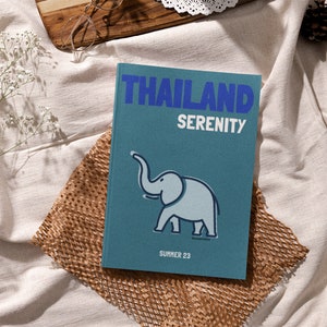 THAILAND Travel Print Photo Book Template | Customizable Coffee Book Table, Travel Journal Print, Decorative Books, Ebook Template Canva 2
