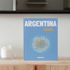 ARGENTINA Travel Print Photo Book Template | Customizable Coffee Book Table, Travel Journal Print, Decorative Books, Ebook Template Canva 2