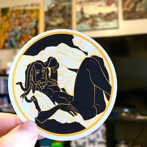 Sticker Méduse