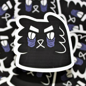 Angry Cat Sticker