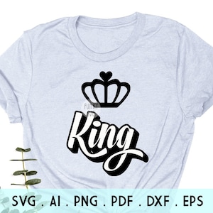 King Crown SVG Eps Png, Illustrated svg, King Svg, Baby Boy Svg, Shirt Design Cut File