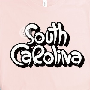 South Carolina SVG Eps Png, Illustrated svg, Home States Svg, USA Svg, Patriotic Svg, Cityscape Svg, Shirt Design Cut File