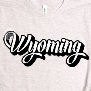 Wyoming SVG Eps Png, geïllustreerde svg, thuisstaten Svg, USA Svg, patriottische Svg, stadsgezicht Svg, shirt ontwerp gesneden bestand