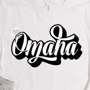 Omaha SVG Eps Png, Illustrated svg, Home States Svg, USA Svg, Patriotic Svg, Cityscape Svg, Shirt Design Cut File