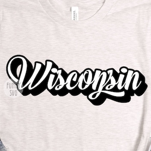 Wisconsin SVG Eps Png, Illustrated svg, Home States Svg, USA Svg, Patriotic Svg, Cityscape Svg, Shirt Design Cut File