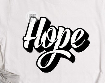 Hope SVG Eps Png, Illustrated svg, Christian Svg, Religious Svg, Jesus SVG, Shirt Design Cut File