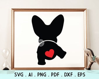 Corgi SVG EPS PNG, Illustrated svg, Dog Butt Svg, Pet Svg, Dog Svg, Dog Shirt Design Cut File