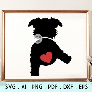 Brussels Griffon SVG EPS PNG, Illustrated svg, Dog Butt Svg, Pet Svg, Dog Svg, Dog Shirt Design Cut File