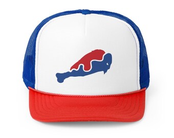 thumbnail image 2 of Buffalo Bills Vintage Minimalist Dad Hat – Embroidered Football Cap For Unisex Adults – One Size 2 of 6