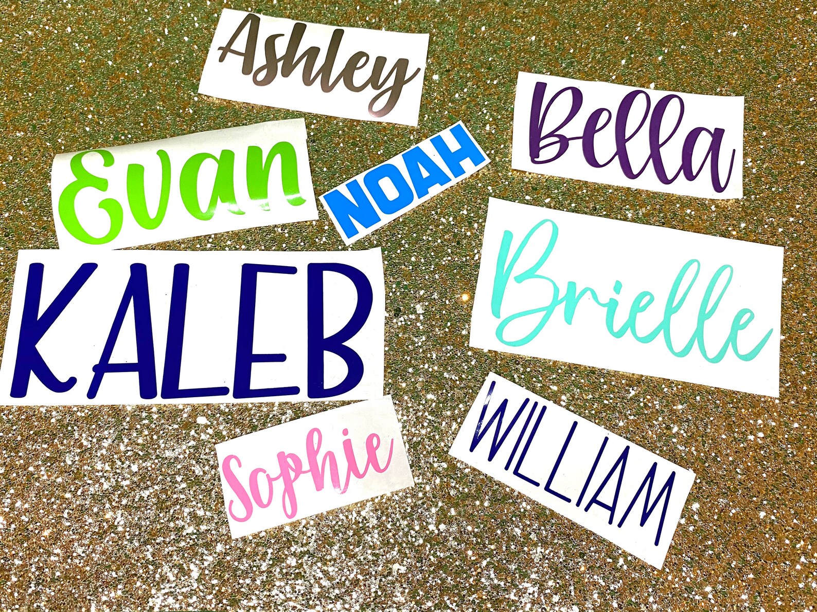 Tumbler Name Decal Name Decal Vinyl Decal Name Sticker Etsy