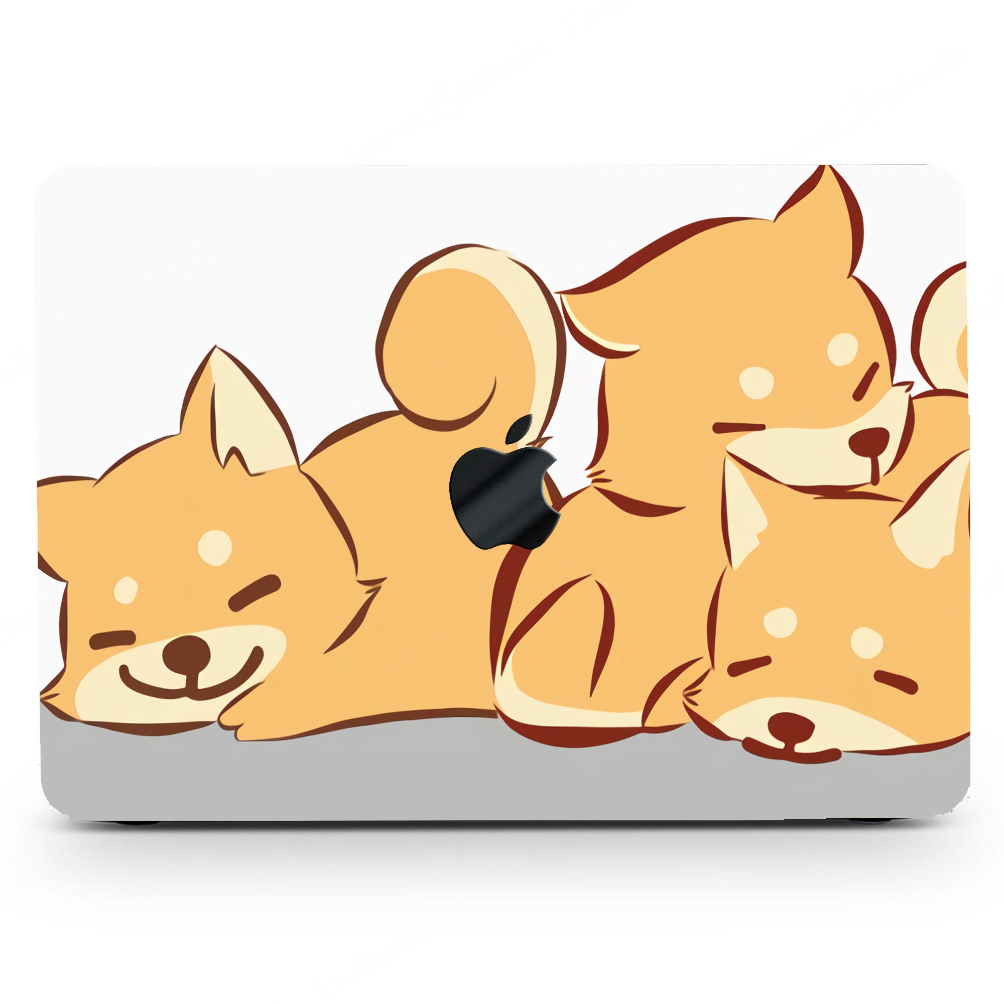 Baby Corgi Drawing Painting Hard Case Macbook Air Pro 13 14 15 Etsy