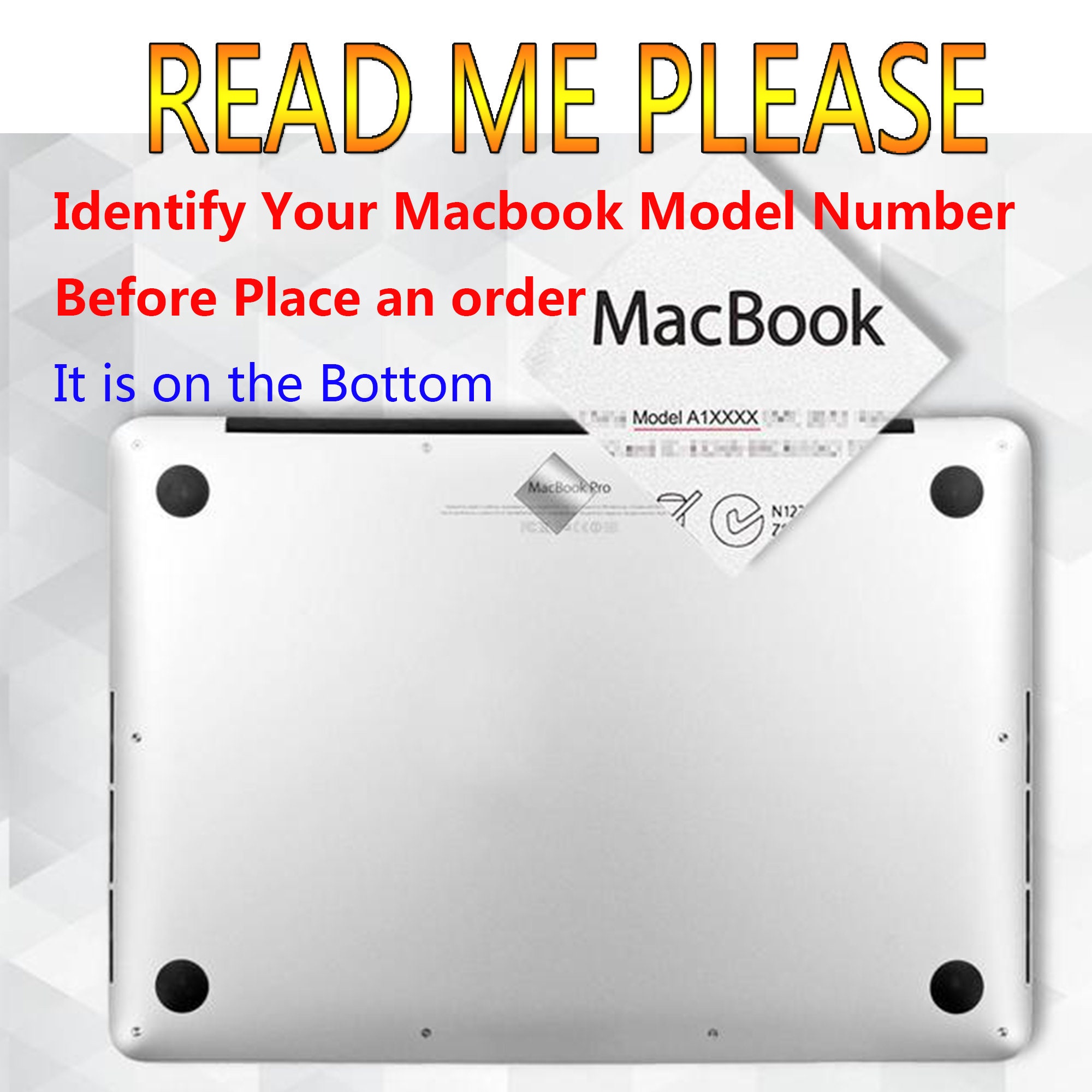 Retina Display Aqua Gray Color Block Computer Case for MacBook Pro Air Handmade Custom Sized for All Laptops 11-15.6 